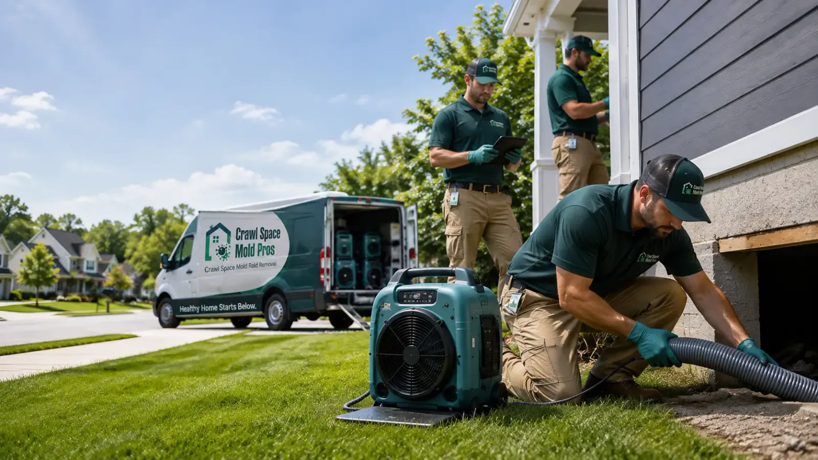 Crawl Space Mold Removal in Green Mountain, NC